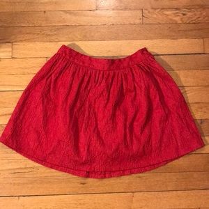 Red Skater Skirt